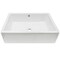Novatto Rectangular White Porcelain Sink Set with Rubbed Bronze Drain and Sealer NP-018131ORB - alternate 5